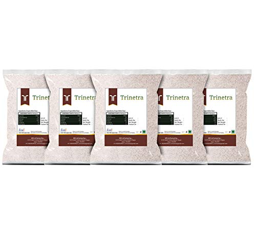 Image of Trinetra Ragi Atta (Finger Millet Flour) | Calcium & Fibre-Rich Millet Flour | 1Kg Each (Pack Of 5) 5000 g