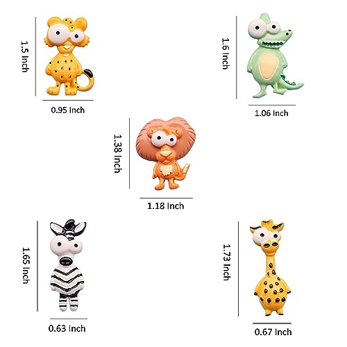 Image of ZOSTLAND Rhinestone Car Decorative Clip,Car Air Fresheners,Metal Vent Clip,Bling Auto Air Vent,Personalized Automotive Interior Decoration Accessories,Auto Decor Gift for Women,Men (5Pcs Animal)