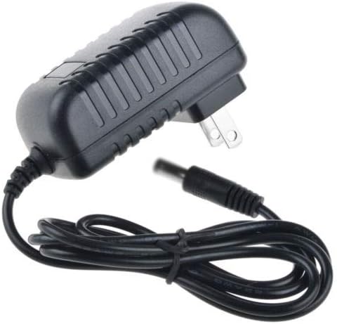 Angled view of the GreatPowerDirect DC power adapter, showing the power brick and coiled cable.