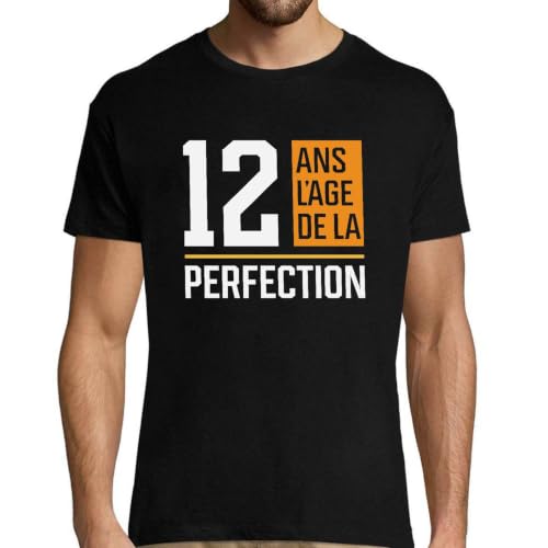 Cadeau Anniversaire Original T-Shirt Homme 12 Ans Rigolo imprimé en France