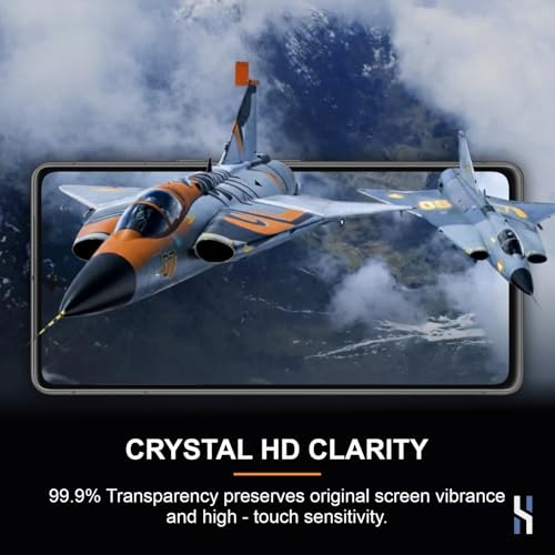 Image of Tempered Glass for Google Pixel 7 (6.1 Inch) Military Grade 9H Screen Guard, Anti-Scratch, Shatterproof, Edge-to-Edge Full Coverage - Black Border
