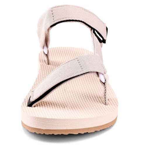 Image of WateLves Womens-Sport-Sandals Hiking Sandals with-Arch-Support Webbing-Outdoor-Beach-Water-Sandals for Travel-Walking-Trekking-Camping