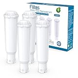 Fiitas Pro Aqua Wasserfilter für Melitta und Krups F088 Filterpatrone Kompatibel mit Krups, Nivona, Bosch Kaffeevollautomat (4 Packs) FTS007