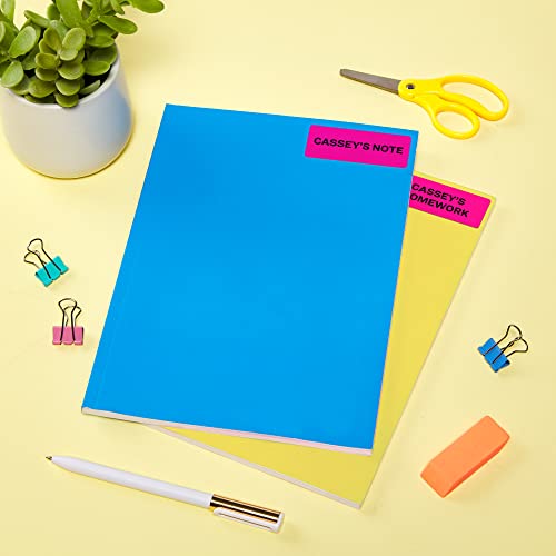 Image of Avery Printable Address Labels with Sure Feed, 1 inch x 2-5 /8 inch, Neon Magenta, Laser & Inkjet Compatible, 750 Blank Labels Total, Great for Branding, Mailing, Organizing, and More (5970)