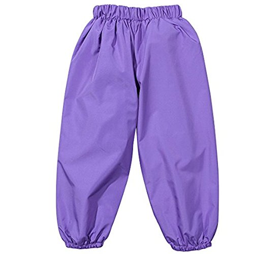 Toddler Waterproof Rain Pants Dirty Proof Windbreak Cute Outwear Pants for Boys and Girls2