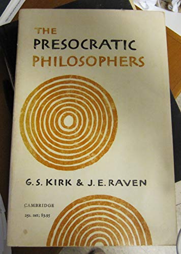 The Presocratic Philosophers B000UFWBJS Book Cover