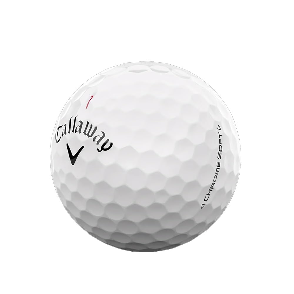 Callaway Golf Balls Chrome Soft Balls, White, 3 Pieces, BL CG Chrome Soft 24 3B PK