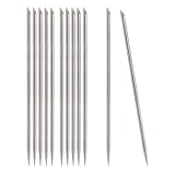 Okuna Outpost Stainless Steel Cuticle Pusher & Scraper - Dual-Ended Nail Scraper & Cuticle Remover - Reusable Manicure Tools - Precision Polish Cleanup & Pedicure Metal Pick - Pack of 12, 5.8 in