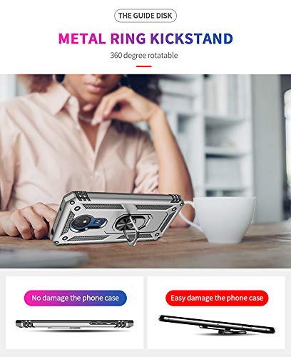 Per Moto G Pure 2021 Custodia Con Cavalletto Con Pellicola - Foto 2