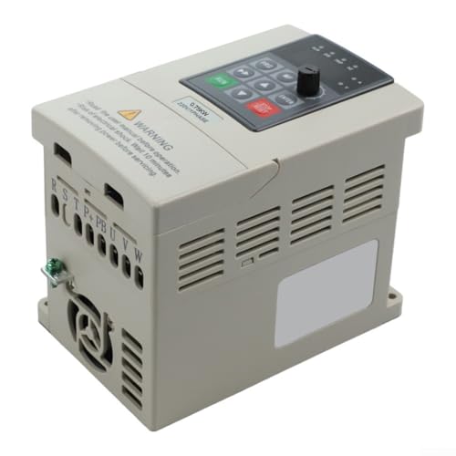 FABULETTA Variable Frequency Drive 0.75KW AC Inverter Single Phase 220V Input to Three Phase 380V Output Motor Speed Controller for Industrial Applications