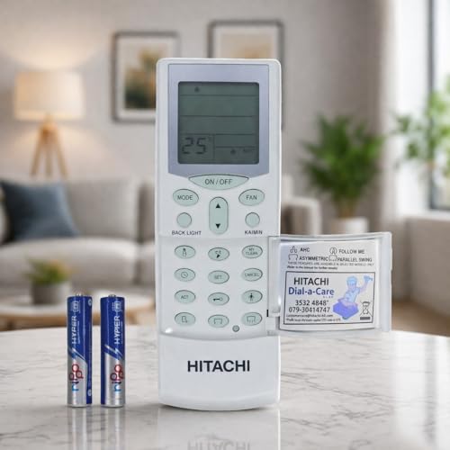 Image of Electronic Spices AC Remote | Compatible with Hitachi AC (Model AC-68S) with AAA Batteries