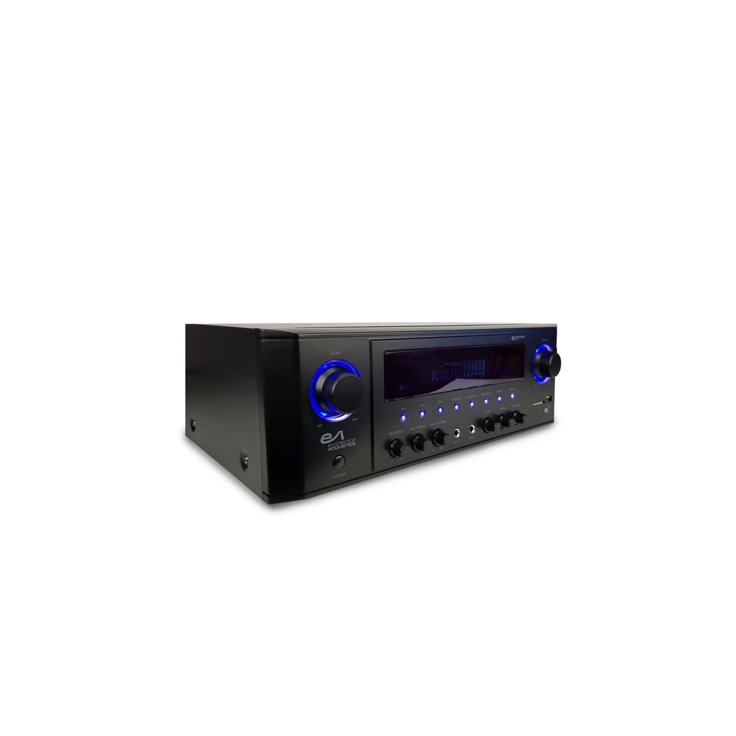 Evidence Acoustics EA700-WOOD Pack Colonne HiFi Home-Cinéma 5.1 Karaoké 2x50W + 3x20W USB SD AUX DVD FM Chêne Clair