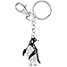 1 X Penguin Sparkling Charm Elegant Key Chain