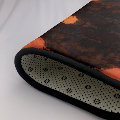 Tapis de sol en flanelle absorbant imprimé lavable et durable - 7