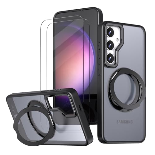 Étui Samsung S25 FE fin premium avec anneau magnétique intégré
