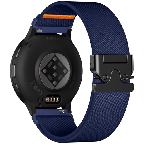 Correa nylon elástica 22mm compatible Garmin Vivoactive 4 miniatura 1
