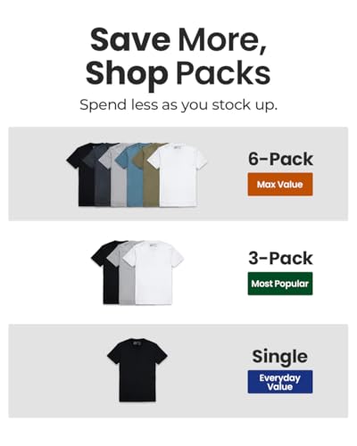 Image of Men's V-Neck T-Shirt Fitted Short Sleeve Soft Cotton Vneck Tees S-2XL