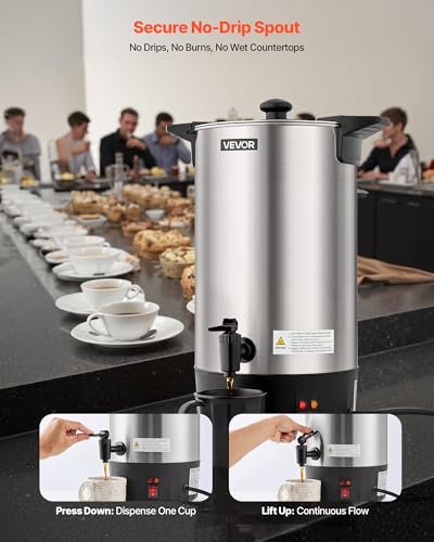 VEVOR 60 Cup Stainless Steel Urn