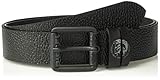 Hergestellt in Rumänien. Diesel Herren B-LAMON II BELT Gürtel, schwarz, 85 cm