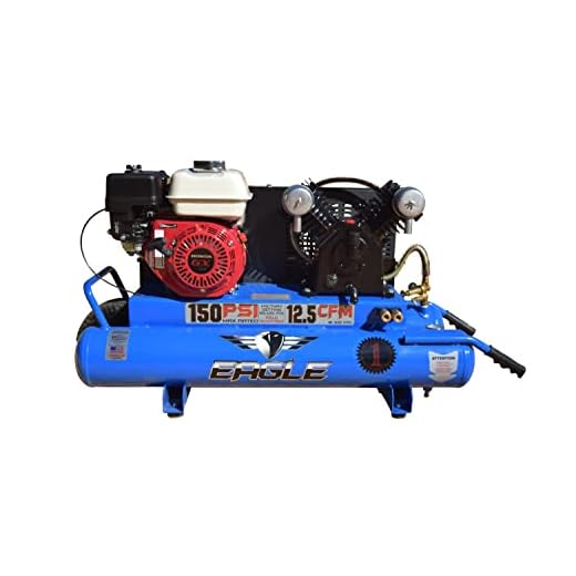 Eagle 5.5HP Twin-Tank Wheelbarrow Compressor