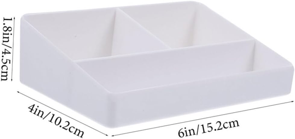 2 Pack White PP Sugar Packet Holders for Coffee Bar Counter Storage