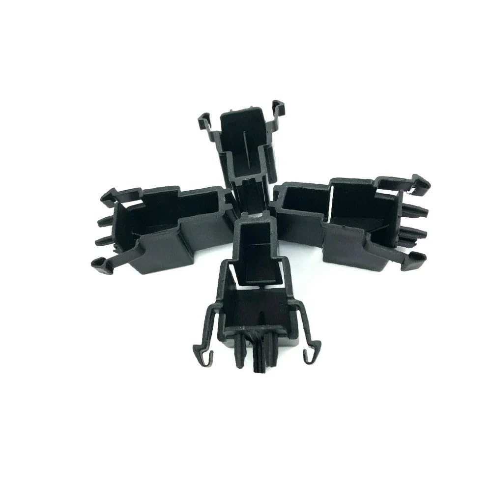 Wxtygmd One Color Auto Parts 4Pcs For Tesla Model 3 Frunk Clip 1131205-00-C Cowl Support-Bracket Black-Abs-Plastic-Accessories For Vehicles