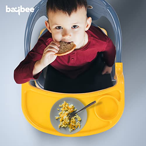 Baybee-Plastic-Baby-Chair-for-Kids-Study-Table-Chair-with-Cushion-Seat-High-Backrest-Booster-Seat-for-Baby-Home-School-Kids-Chair-for-Toddlers-1-to-4-Years-Boy-Girl-Booster-Seat-Blue