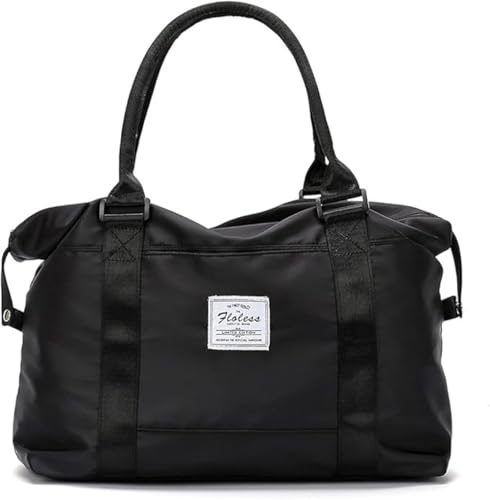 Large Capacity Shoulder Travel Bag Waterproof Gym Swim Tote Lightweight Weekender Carry On Bag with Adjustable Strap