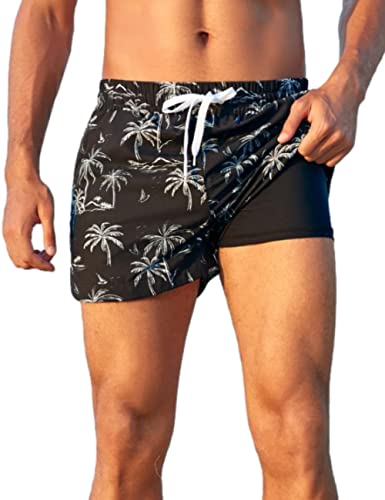 Yilisha Mens Short Swim Trunks Quick Dry Swim Shorts with Pockets 5