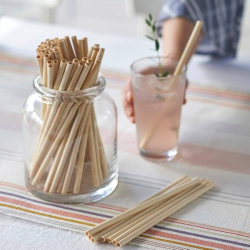 Pack de 24 pitillos desechables de bambú biodegradables miniatura 2