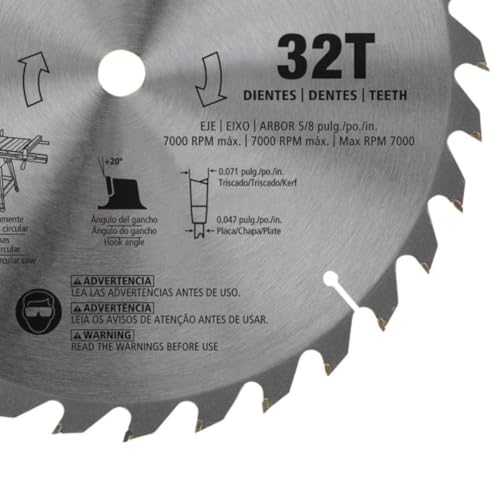STANLEY Lâmina de Serra Circular 10 Pol. (255mm) com 32 Dentes STA7740