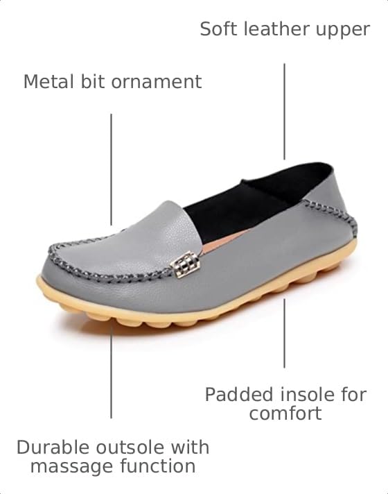 Image of VenusCelia Women's Natural Comfort 2 Walking Flat Loafer