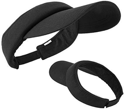 Multiple Colors Sun Visors for Women and Ladies, Long Peak Thicker Sweatband Adjustable Hat for Golf Cycling Fishing Tennis Running Jogging and other Sports