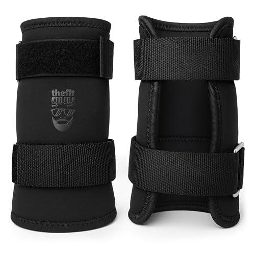 THEFITGUY Kettlebell Wrist & Forearm Guards | 7mm Impact-Absorbing Neoprene | Adjustable Straps for Secure Fit | Lightweight, Durable Protection for Kettlebell Training (Pair)