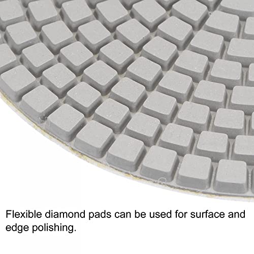 Image of uxcell Diamond Polishing Pad 5-Inch 3000 Grits Wet /Dry Grinding for Stone Concrete Marble Countertop Floor 2pcs