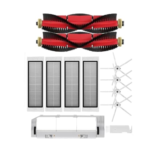 MNGHFTG Vacuum Cleaner Cleaning Kit Compatible for Xiaomi 1 / 1S SDJQR01RR SDJQR02RR SDJQR03RR Main Brush Side Brush HEPA Filter Replacement Parts(Set H)