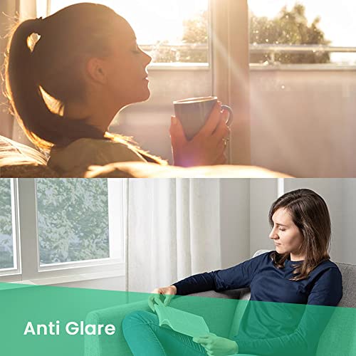 One Way Window Film Sun Blocking Window Tinting Film For Home Heat Control Mirror Tint For Window Privacy Film Heat Reflective Solar Window Film 17.5 X 78.7 Inches, Black Silver #TOP7