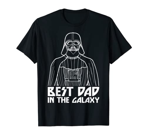 Star Wars Darth Vader Best Dad In The Galaxy Maglietta
