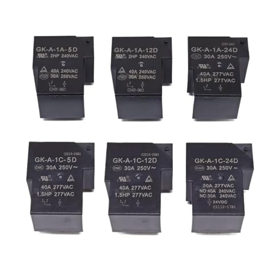 Relais GK-A-1A-12D 12V 4 Pin 30A pour circuit électrique