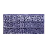 Deco Relief 0TU19 – Alfombra de silicona decorativa de ópera – Molde para crear azulejos crujientes – Decoración pastelería