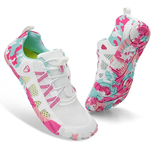 Image of XIHALOOK Athletic Hiking Water Shoes Womens Mens Quick Dry Barefoot for Beach Walking Kayaking Surfing Training