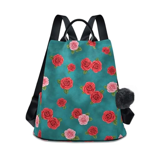 Sac à dos léger pour femme avec fermeture éclair antivol 17L