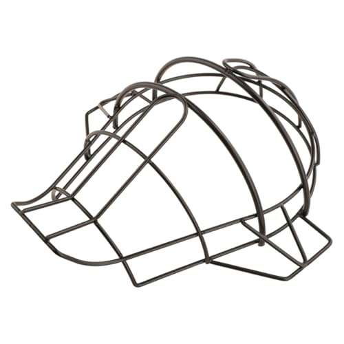 CAQYPVH Softball Headgear Face Cover with Portable Shield for Sports, Black, 31x11cm