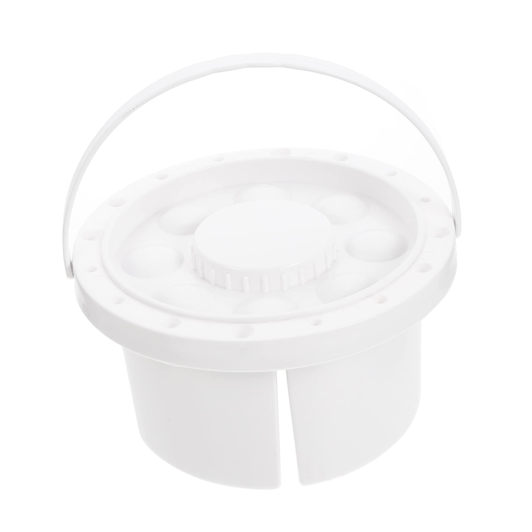 KONTONTY Plastic Painting Buckets Multi-functional Paint Brush Washer for Artists and Beginners