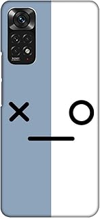 جراب بتصميم مطبوع من السيليكون لموبايل شاومي ريدمي نوت 11s من كيس زون CEB، شفاف، حافظة بسيطة