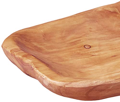 Enrico Root Wood Party Platter, Brown, Large - Thumbnail 5
