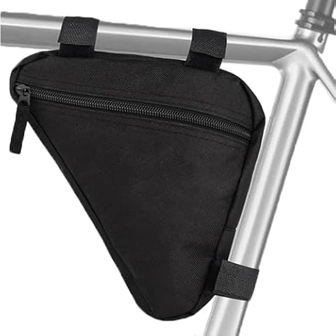 COTOUXKER Bike Frame Bag, Mountain Bike Bag for Road and Mountain Bikes Lightweight Cycling Storage Bags (Small black) Cover