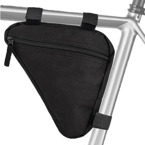 COTOUXKER Bike Frame Bag, Mountain Bike Bag for Road and Mountain Bikes Lightweight Cycling Storage Bags (Small black)