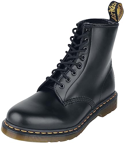Image of Dr. Martens 1460 - Black Smooth Leather Core Lace-Up Boot in 6