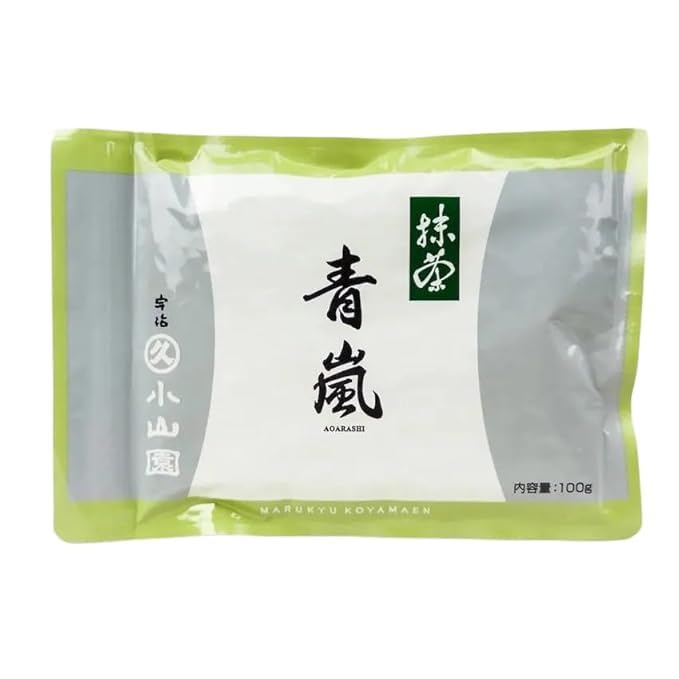 Aoarashi Matcha Culinary Grade Japanese Green Tea Powder 100g Bag Stone-Ground in Uji Kyoto for Lattes Smoothies Baking